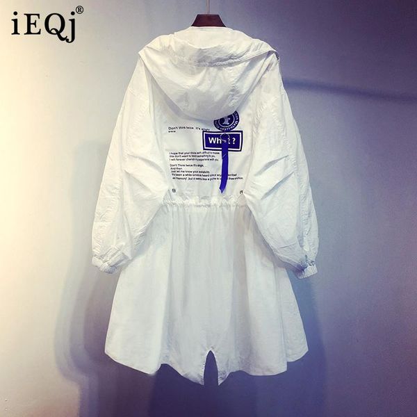 women's trench coats ieqj women korean white casual belt mid-length spring autumn thin long sleeve loose windbreaker fashion 2021 3f138, Tan;black
women's trench coats ieqj women korean white casual belt mid-length spring autumn thin long sleeve loose windbreaker fashion 2021 3f138, Tan;black