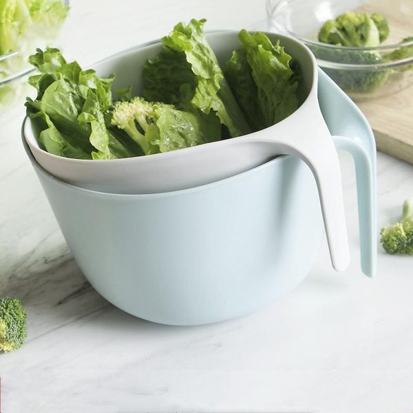 kitchen double plastic colander drain basket fruit vegetable washing strainer drainer tool storage bottles & jars
kitchen double plastic colander drain basket fruit vegetable washing strainer drainer tool storage bottles & jars