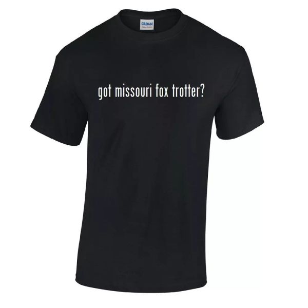 got missouri fox trotter cotton t-shirt shirt black white funny gift s - 5xl, White;black
got missouri fox trotter cotton t-shirt shirt black white funny gift s - 5xl, White;black