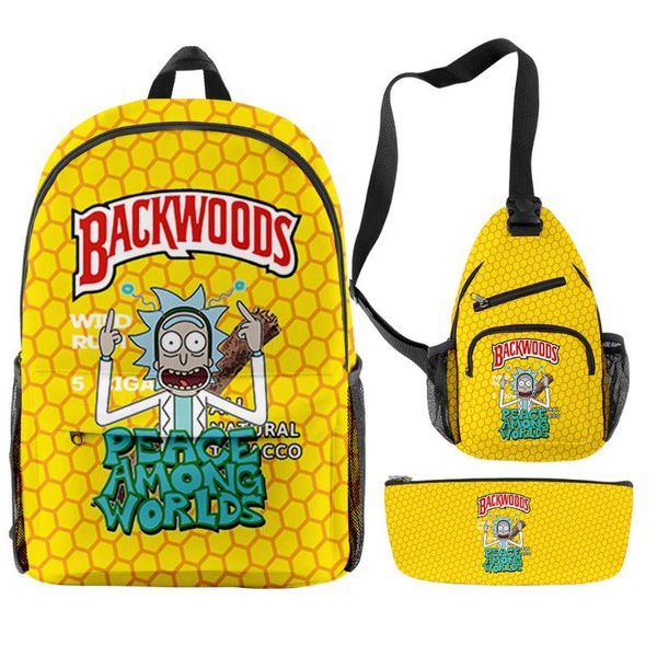 3pcs/set backwoods backpack women men oxford waterproof cartoon schoolbag teenager boys girls travel lapbag
3pcs/set backwoods backpack women men oxford waterproof cartoon schoolbag teenager boys girls travel lapbag