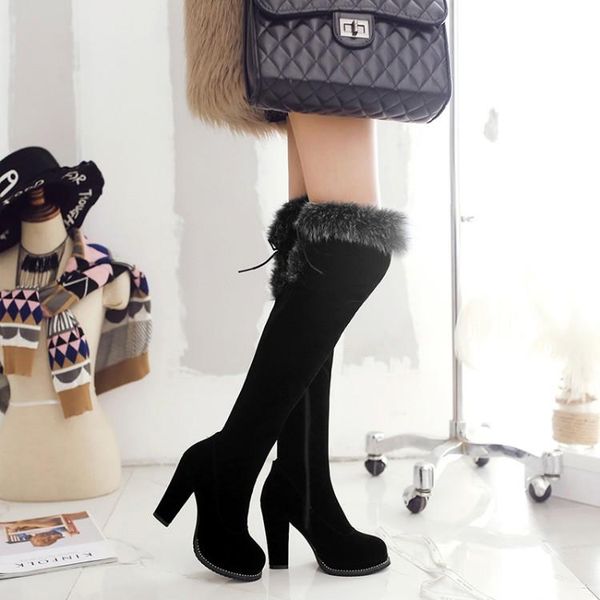 boots big size 9 10 11 12 thigh high knee over the women ladies side zipper with back lacing, Black
boots big size 9 10 11 12 thigh high knee over the women ladies side zipper with back lacing, Black