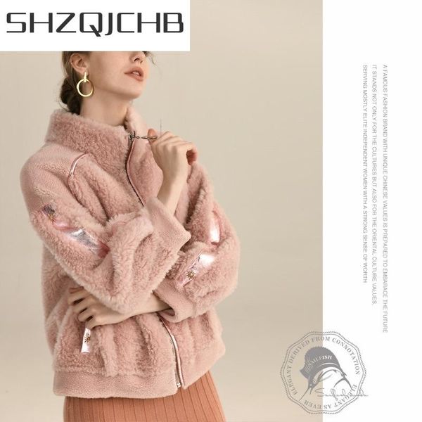 women's fur & faux jcgb 2021 natural real coat women winter pink leather jacket korean thick warm 100% wool coats sheep shearing 1925, Black
women's fur & faux jcgb 2021 natural real coat women winter pink leather jacket korean thick warm 100% wool coats sheep shearing 1925, Black