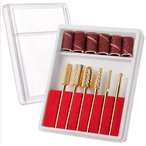 nail files drill bits set gold carbide art bit tools with case storage(1 of 6pcs fine bits)
nail files drill bits set gold carbide art bit tools with case storage(1 of 6pcs fine bits)