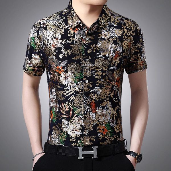 mens short sleeve shirts 2021 arrival fashion flower printed floral casual hawaiian beach summer shirt men's, White;black
mens short sleeve shirts 2021 arrival fashion flower printed floral casual hawaiian beach summer shirt men's, White;black