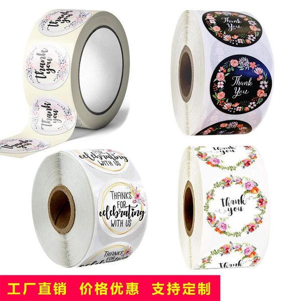 gift wrap 500pcs/roll roll thank you flower handmade crafts decoration seal sticker envelope wedding
gift wrap 500pcs/roll roll thank you flower handmade crafts decoration seal sticker envelope wedding