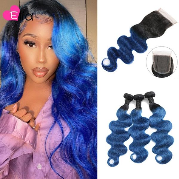 human hair bulks elia 1b blue bundles with 4x4 lace closure peruvian body wave extension 100% wholesale baby preplucked, Black
human hair bulks elia 1b blue bundles with 4x4 lace closure peruvian body wave extension 100% wholesale baby preplucked, Black