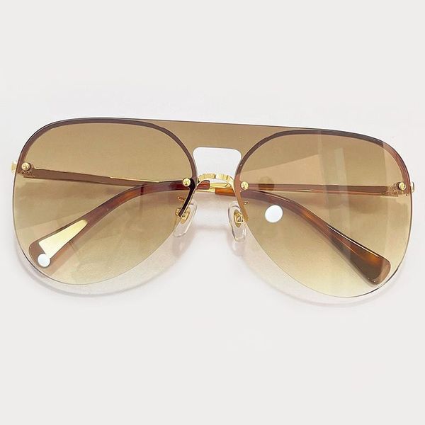 sunglasses round sunglass women personality brand design luxury rimless female uv400, White;black
sunglasses round sunglass women personality brand design luxury rimless female uv400, White;black