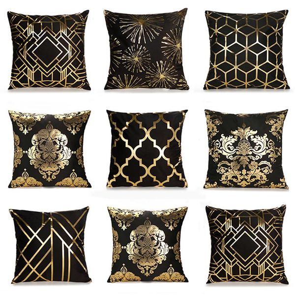 pillow case 45cm stamping gold pillowcase retro european style sofa cushion cover home decorative geometric
pillow case 45cm stamping gold pillowcase retro european style sofa cushion cover home decorative geometric