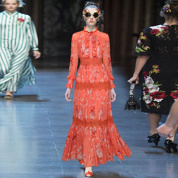 casual dresses runway holiday princess long dress lace printed chiffon women's 210414mm01, Black;gray
casual dresses runway holiday princess long dress lace printed chiffon women's 210414mm01, Black;gray