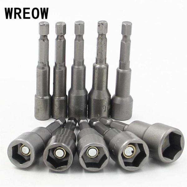 hand tools 8pcs/10pcs 1/4" 6mm-15mm professional magnetic nut driver set hex shank electric screwdriver socket adapter bit w/magnet
hand tools 8pcs/10pcs 1/4" 6mm-15mm professional magnetic nut driver set hex shank electric screwdriver socket adapter bit w/magnet