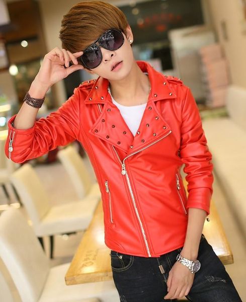 men's fur & faux 2021 men casual outerwear male costume personality rivet leather clothing slim short jacket designthe singer's, Black
men's fur & faux 2021 men casual outerwear male costume personality rivet leather clothing slim short jacket designthe singer's, Black