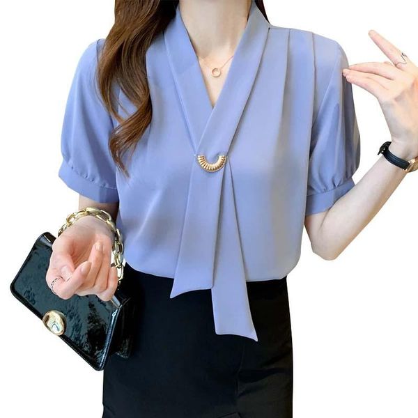 women's blouses & shirts formal ol style chiffon lady summer short sleeve v neck loose blusas plus size blue white
women's blouses & shirts formal ol style chiffon lady summer short sleeve v neck loose blusas plus size blue white