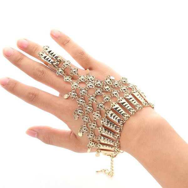 bangle fashion bracelet ring one-piece set ladies tassel gold hollow design bridal gift, Black
bangle fashion bracelet ring one-piece set ladies tassel gold hollow design bridal gift, Black