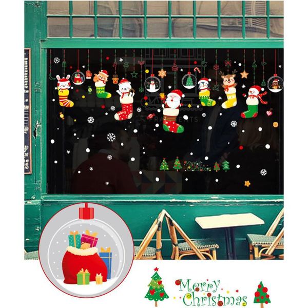wall stickers 1set christmas sticker xmas santa removable waterproof art decal home shop decor decoration
wall stickers 1set christmas sticker xmas santa removable waterproof art decal home shop decor decoration