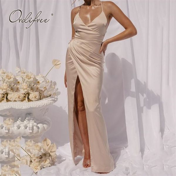 summer women satin slip dress backless side slit shiny long silk night club maxi party 210513, Black;gray
summer women satin slip dress backless side slit shiny long silk night club maxi party 210513, Black;gray