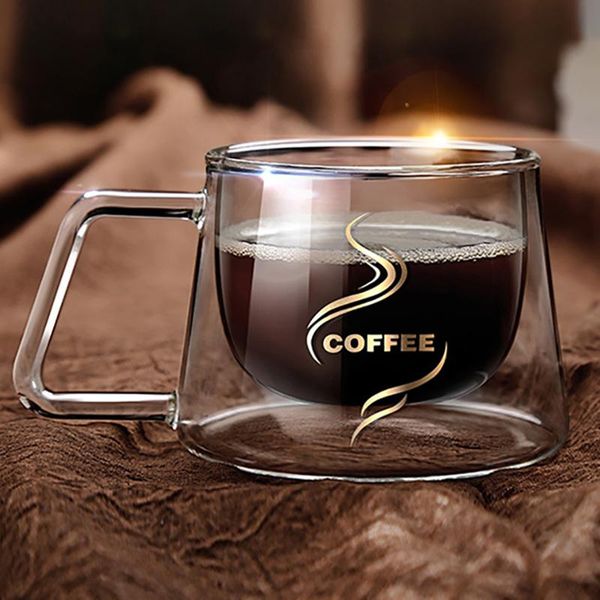 1pc double wall glass coffee/tea cups and mugs beer coffee cup handmade healthy drink mug tea transparent drinkware wine glasses
1pc double wall glass coffee/tea cups and mugs beer coffee cup handmade healthy drink mug tea transparent drinkware wine glasses