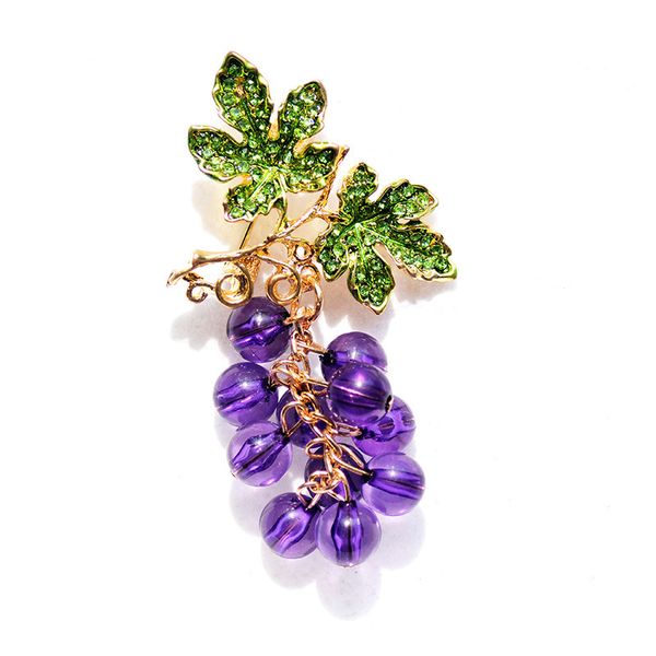 factory wholesale creative new fruit grape string water drill pin plant brooch banquet clothing women's anti light accessories hea/rtsc
factory wholesale creative new fruit grape string water drill pin plant brooch banquet clothing women's anti light accessories hea/rtsc