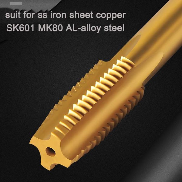 hand tools cobalt-coated titanium tip tap machine with stainless steel spiral wire tapping
hand tools cobalt-coated titanium tip tap machine with stainless steel spiral wire tapping