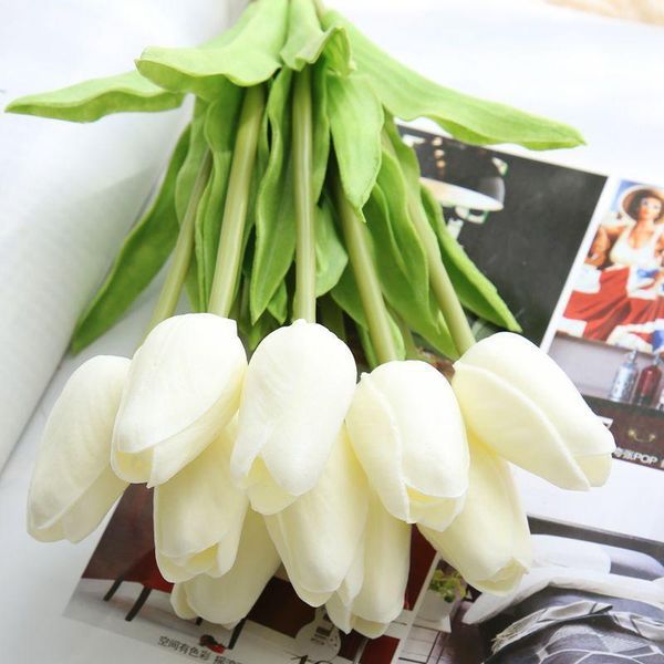 decorative flowers & wreaths 1pcs/lot pu fake artificial flower bouquet real touch silk tulip for party wedding home decoration
decorative flowers & wreaths 1pcs/lot pu fake artificial flower bouquet real touch silk tulip for party wedding home decoration