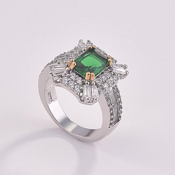 cubic zircon wedding rings for women classic engagement cz ring jewelry trendy design square green, Slivery;golden
cubic zircon wedding rings for women classic engagement cz ring jewelry trendy design square green, Slivery;golden