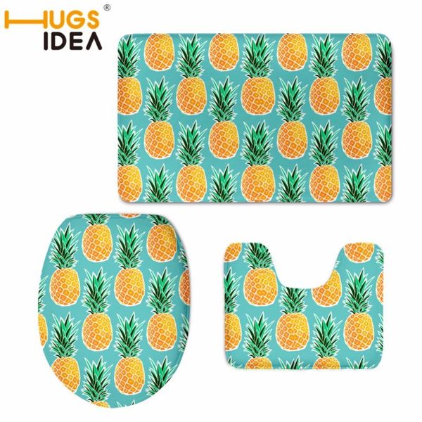 3pcs/set pineapple thicken toilet set bathroom seat cover cartoon warm closestool cushion lid bath covers
3pcs/set pineapple thicken toilet set bathroom seat cover cartoon warm closestool cushion lid bath covers
