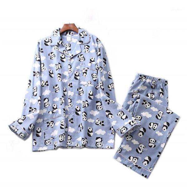 men's sleepwear autumn winter men 100% cotton pajama sets high-end long sleeve turn-down collar suit casual cartoon pyjamas, Black;brown
men's sleepwear autumn winter men 100% cotton pajama sets high-end long sleeve turn-down collar suit casual cartoon pyjamas, Black;brown