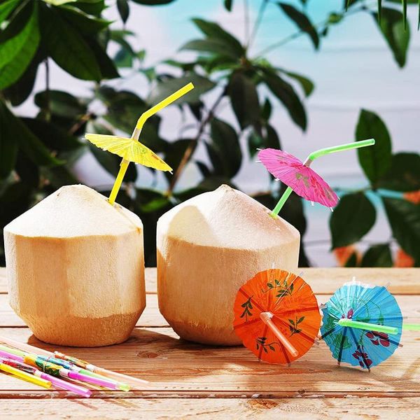disposable dinnerware 100pcs umbrella cocktail drinking straws hawaii beach party facvor juice parasols for bar summer home decor
disposable dinnerware 100pcs umbrella cocktail drinking straws hawaii beach party facvor juice parasols for bar summer home decor