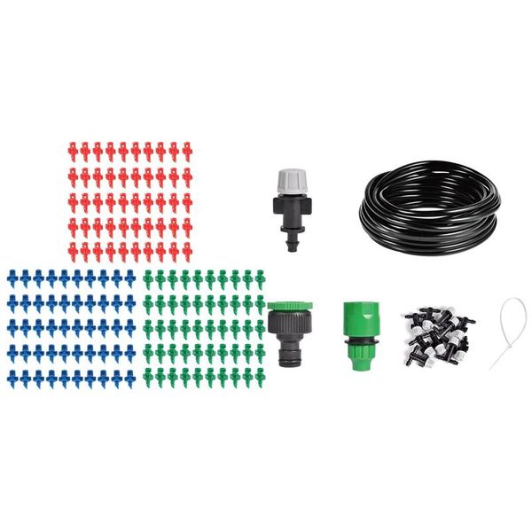 watering equipments 150pcs lawn garden nozzle sprinkler & 1set patio misting mini flow drip irrigation cooling system
watering equipments 150pcs lawn garden nozzle sprinkler & 1set patio misting mini flow drip irrigation cooling system