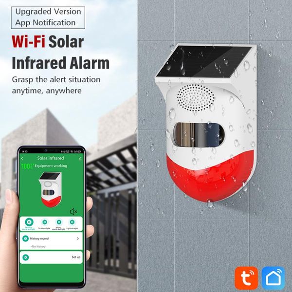 smart home control tuya wifi solar infrared detector alarm system siren outdoor pir waterproof wireless 433mhz strobe
smart home control tuya wifi solar infrared detector alarm system siren outdoor pir waterproof wireless 433mhz strobe