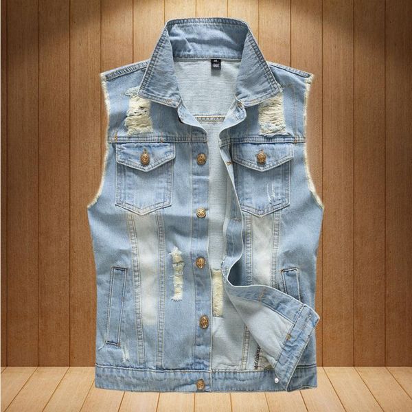 men's vests 2021 autumn winter oversized denim vest fashion casual classic style slim fit jeans jacket coat male m-6xl, Black;white
men's vests 2021 autumn winter oversized denim vest fashion casual classic style slim fit jeans jacket coat male m-6xl, Black;white