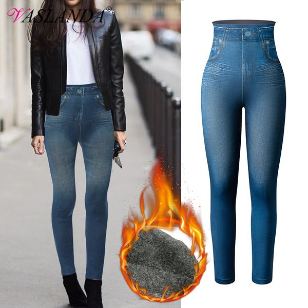 faux denim jeans winter warm leggings plush lined thermal jeggings high waist pencil pants slim skinny trousers thick tights
faux denim jeans winter warm leggings plush lined thermal jeggings high waist pencil pants slim skinny trousers thick tights