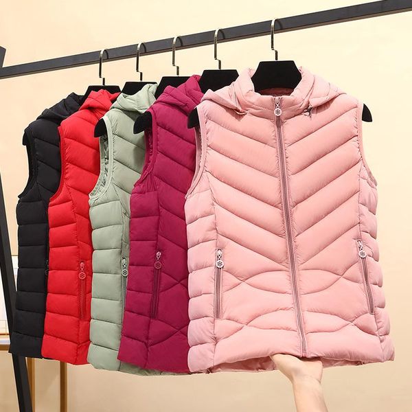women's vests brand women sleeveless jacket ultra light 90% down cotton casual outwear portable windproof warm waistcoat seamless, Black;white
women's vests brand women sleeveless jacket ultra light 90% down cotton casual outwear portable windproof warm waistcoat seamless, Black;white