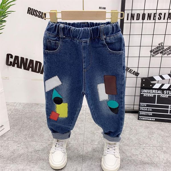 jeans kids color paintfor girls boys letter for autumn children's clothing 2-6 ages, Blue
jeans kids color paintfor girls boys letter for autumn children's clothing 2-6 ages, Blue