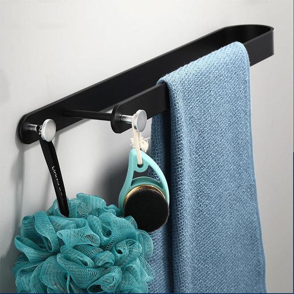 towel racks black wall mounted rack bar with robe clothes coat toiletries hooks for bathroom accessories toilet waterproof kitchen set
towel racks black wall mounted rack bar with robe clothes coat toiletries hooks for bathroom accessories toilet waterproof kitchen set