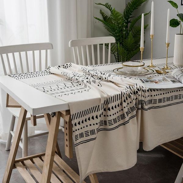 cotton linen tablecloth boho style geometric print beige wedding party decoration rectangular coffee table cover cloth
cotton linen tablecloth boho style geometric print beige wedding party decoration rectangular coffee table cover cloth