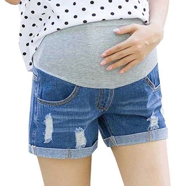 women's shorts summer women maternity jean over the belly stretch high rise comfy blue distressed pregnancy shorties, White;black
women's shorts summer women maternity jean over the belly stretch high rise comfy blue distressed pregnancy shorties, White;black
