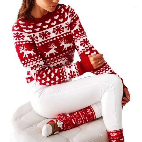 gothic winter autumn clothes women xmas sweater snow elk deer print round neck long sleeve knitted for women's sweaters, White;black
gothic winter autumn clothes women xmas sweater snow elk deer print round neck long sleeve knitted for women's sweaters, White;black
