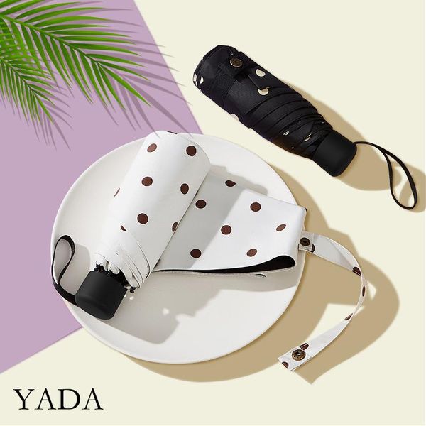 umbrellas yada ins mini dot round point parasol folding rain for women men uv windproof umbrella wholesale ys200146
umbrellas yada ins mini dot round point parasol folding rain for women men uv windproof umbrella wholesale ys200146