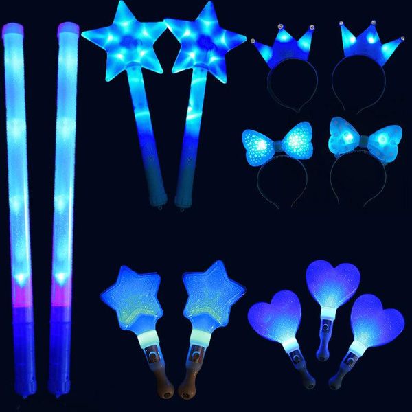 party decoration blue series led light flashing magic wand sticks headband glow stick bar ktv concert cheering props rave supplies
party decoration blue series led light flashing magic wand sticks headband glow stick bar ktv concert cheering props rave supplies