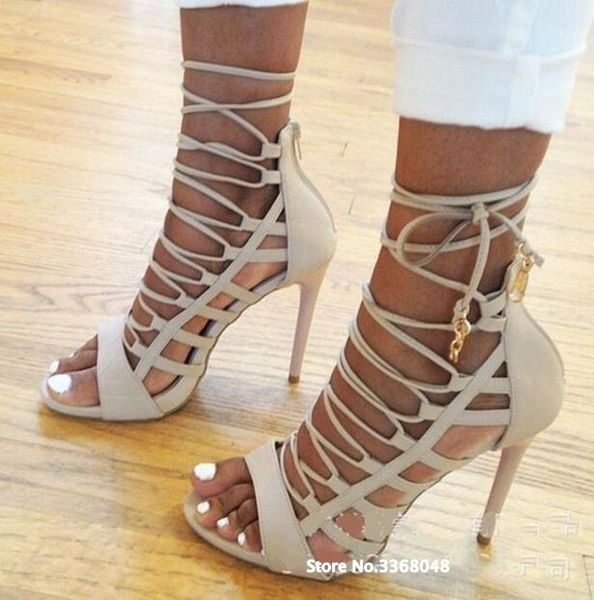 rome style cross-tied strappy summer woman sandals opne toe gold chains decor cover heel pumps stiletto high heels shoes, Black
rome style cross-tied strappy summer woman sandals opne toe gold chains decor cover heel pumps stiletto high heels shoes, Black