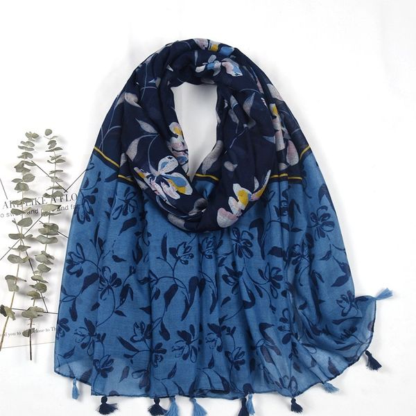 scarf japan south korea spring and autumn new bali yarn silk scarf women's national style leaf printed cotton hemp sunscreen shawl, Blue;gray
scarf japan south korea spring and autumn new bali yarn silk scarf women's national style leaf printed cotton hemp sunscreen shawl, Blue;gray
