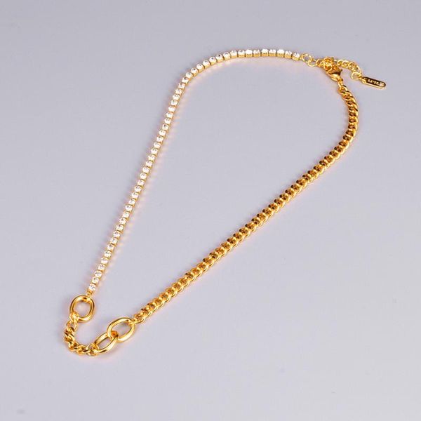 chains ins gold plated 316l stainless steel chain jewelry rhinestone necklace for women girl trendy gift, Silver
chains ins gold plated 316l stainless steel chain jewelry rhinestone necklace for women girl trendy gift, Silver