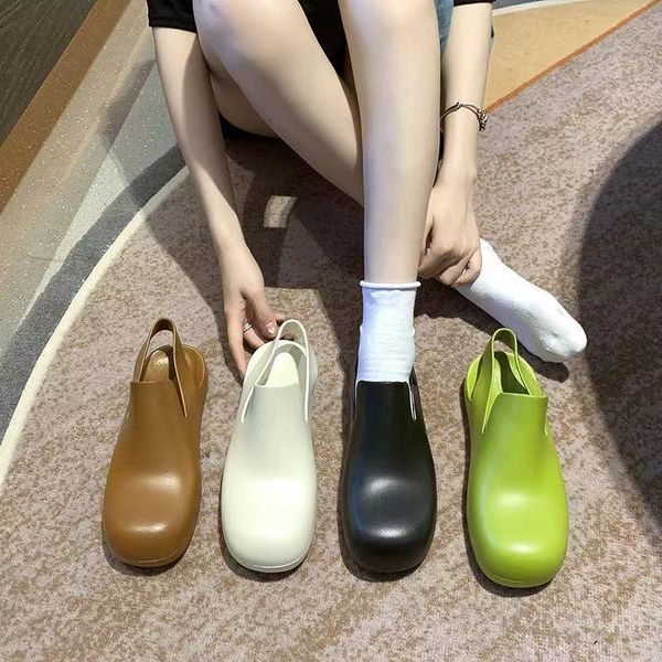 slippers 2021 summer sandals women's flat bottomed simple wear net, red bag head rain shoes jelly white plastic water, Black
slippers 2021 summer sandals women's flat bottomed simple wear net, red bag head rain shoes jelly white plastic water, Black