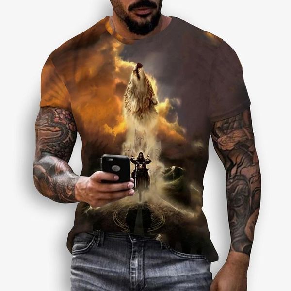 men's t-shirts fashion large size t-shirt howling wolf 3d printing short sleeve combination creative loose, White;black
men's t-shirts fashion large size t-shirt howling wolf 3d printing short sleeve combination creative loose, White;black
