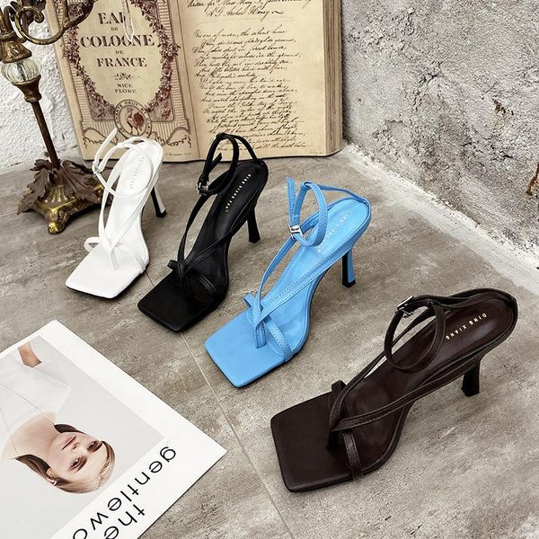 sandals gladiator high heels shoes fall street look females square head open toe clip-on strappy women, Black
sandals gladiator high heels shoes fall street look females square head open toe clip-on strappy women, Black