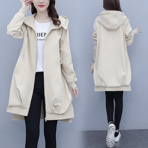 coat women fashion casual plus size trench vintage overcoat large hooded long loose windbreaker outerwear women's coats, Tan;black
coat women fashion casual plus size trench vintage overcoat large hooded long loose windbreaker outerwear women's coats, Tan;black