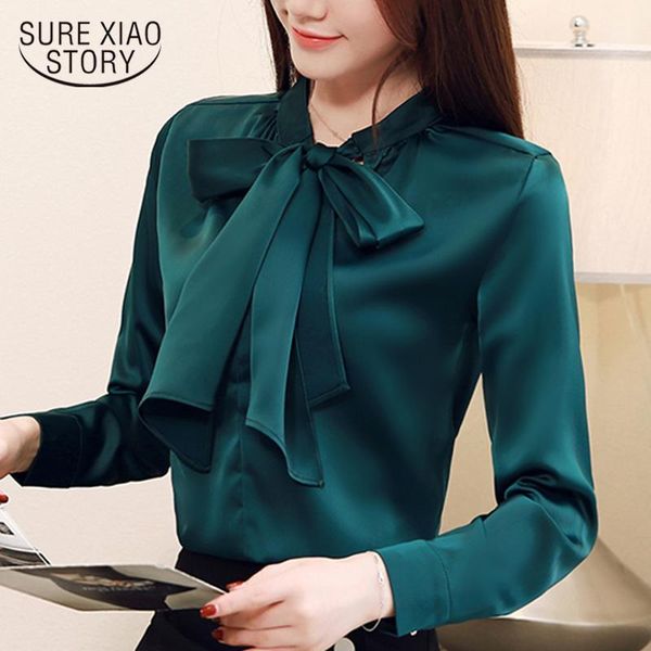 women's blouses & shirts fashion womens and blouse bow collar office women solid chiffon shirt long sleeve blusas 2042 50, White
women's blouses & shirts fashion womens and blouse bow collar office women solid chiffon shirt long sleeve blusas 2042 50, White