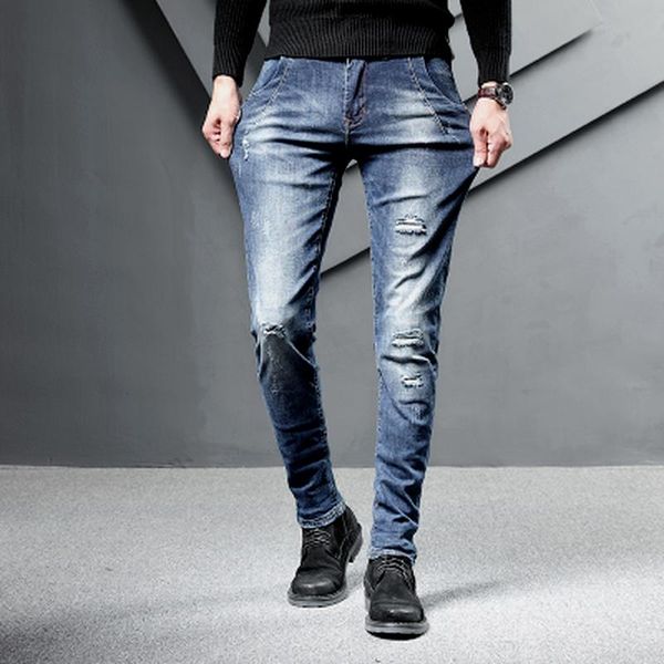 men's jeans 2021 blue stretch loose straight hole to make old streetwear casual retro trousers hip-hop denim men
men's jeans 2021 blue stretch loose straight hole to make old streetwear casual retro trousers hip-hop denim men
