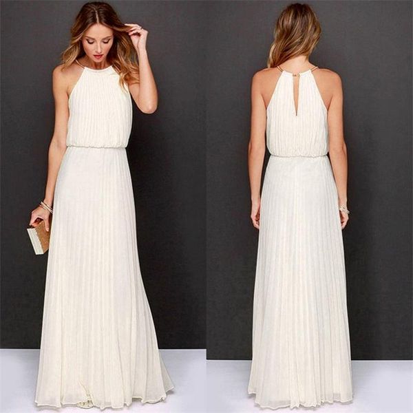 casual dresses summer women's dress solid color long bohemian sleeveless rein pleated fashionable, Black;gray
casual dresses summer women's dress solid color long bohemian sleeveless rein pleated fashionable, Black;gray