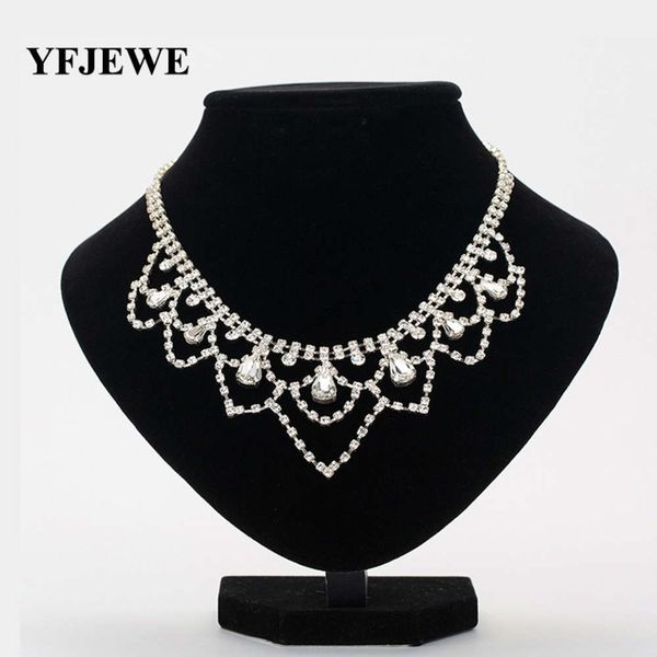 women's n342 necklace accessories copper chain fresh bridal short necklace, Silver